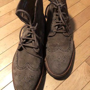 Paul Smith Suede Wing-tip Boots US12 Made in Italy